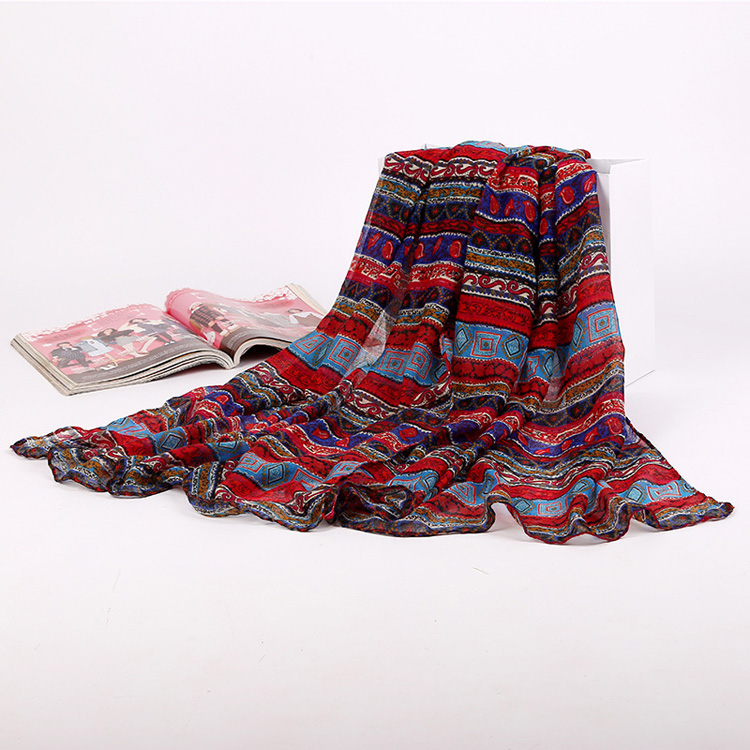 Wholesale viscose cotton shawl