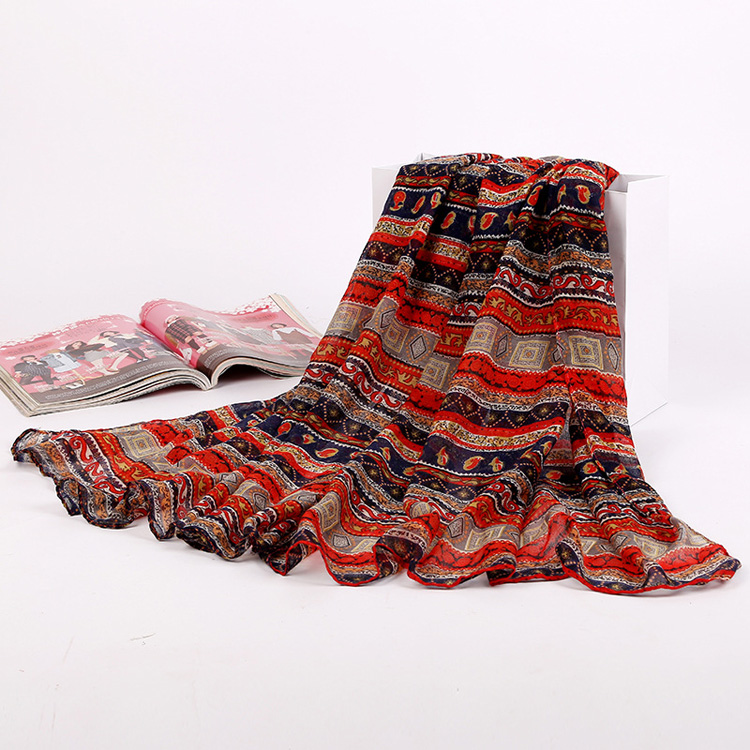 Wholesale viscose cotton shawl
