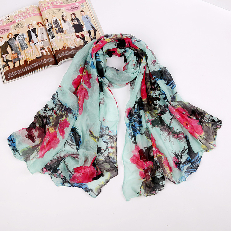 Wholesale viscose tie dye scarf