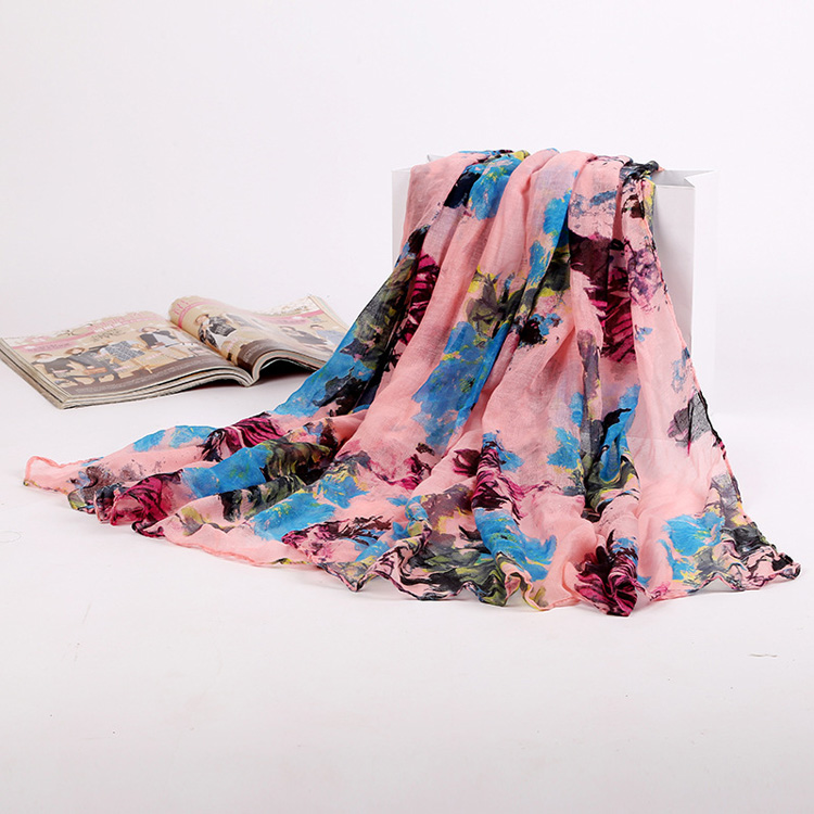 Wholesale viscose tie dye scarf