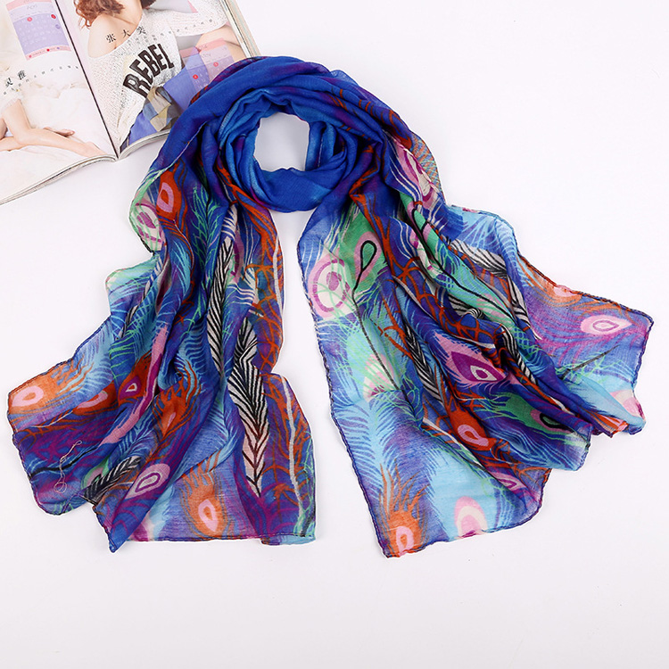 Wholesale printed viscose fabric scarf