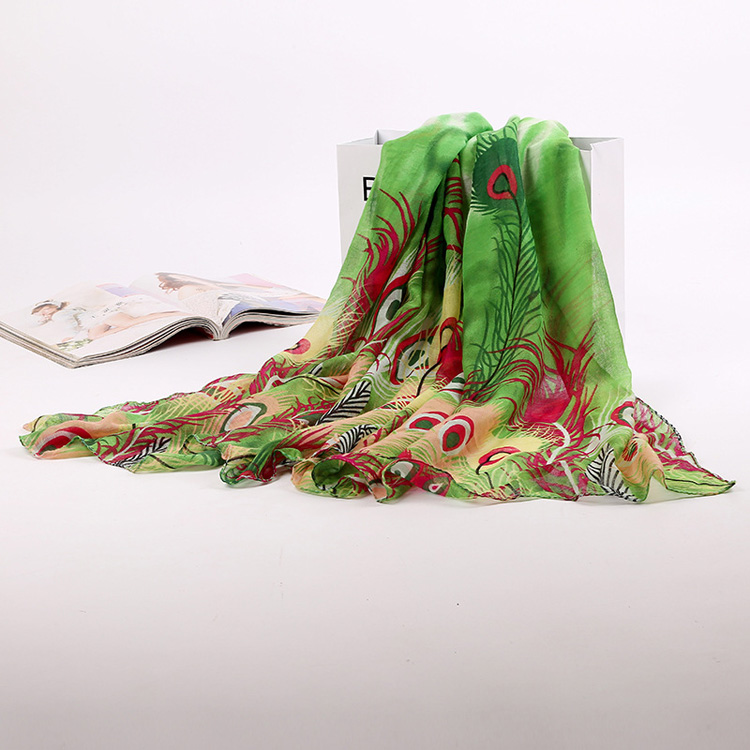 Wholesale printed viscose fabric scarf