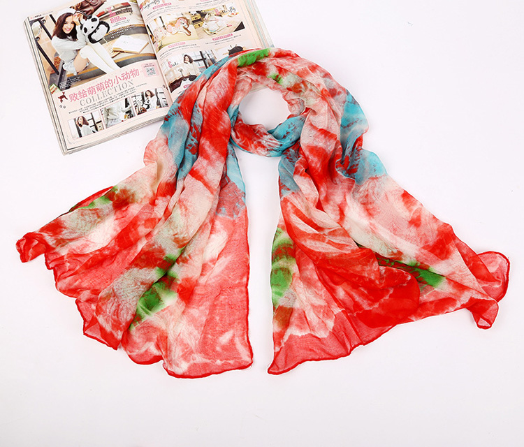 Wholesale women printed viscose scarf