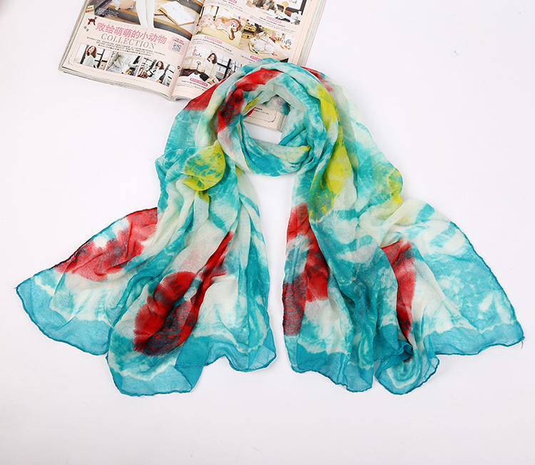 Wholesale women printed viscose scarf