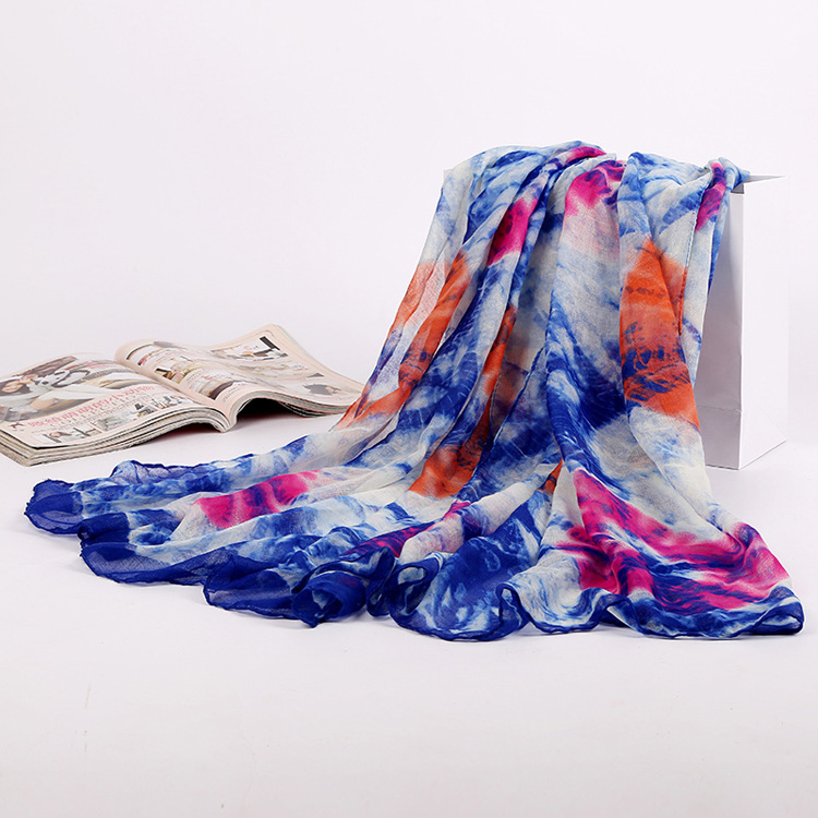 Wholesale women printed viscose scarf
