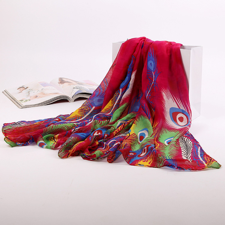 Wholesale printed viscose fabric scarf