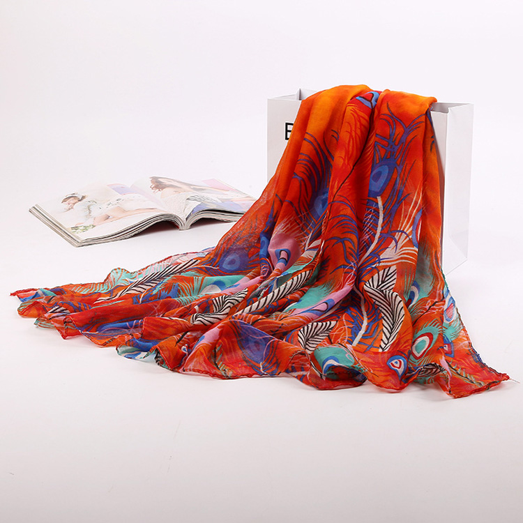 Wholesale printed viscose fabric scarf
