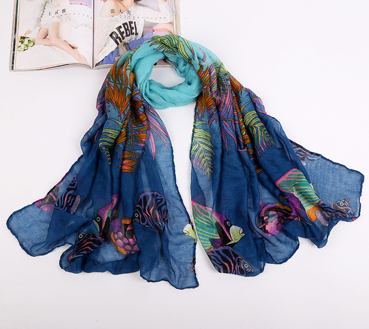 Wholesale scarf printed viscose
