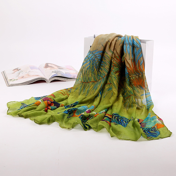 Wholesale scarf printed viscose