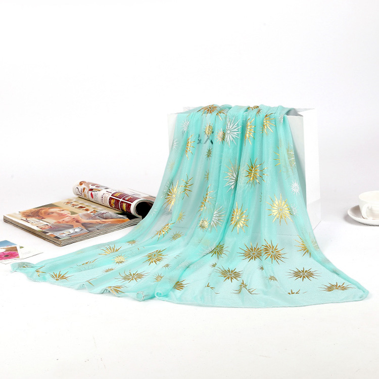 Wholesale women bronzing scarf
