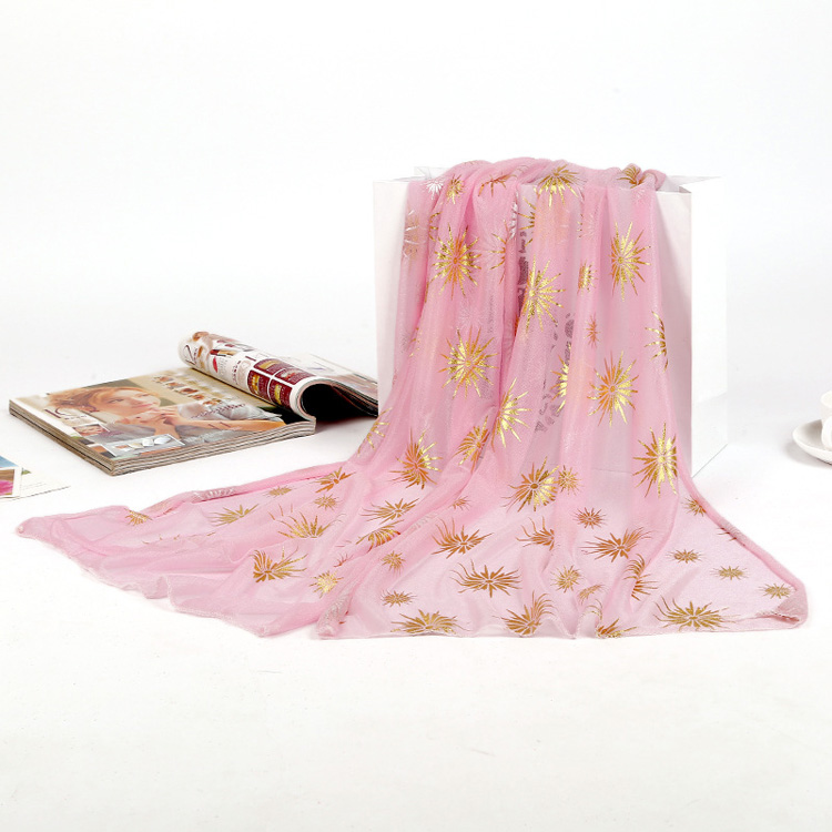 Wholesale women bronzing scarf