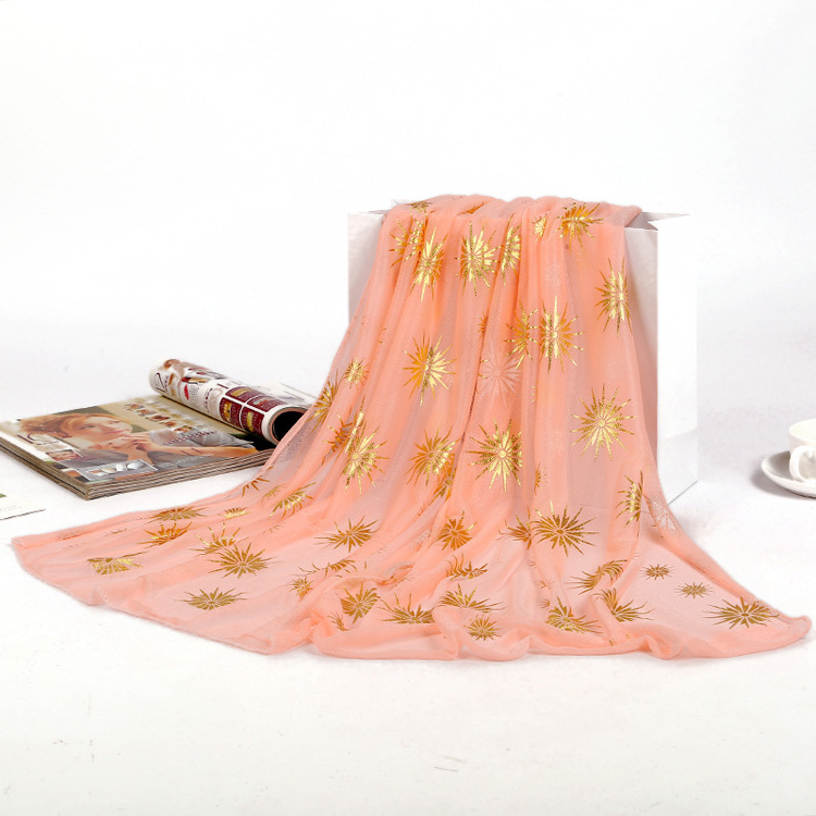 Wholesale women bronzing scarf