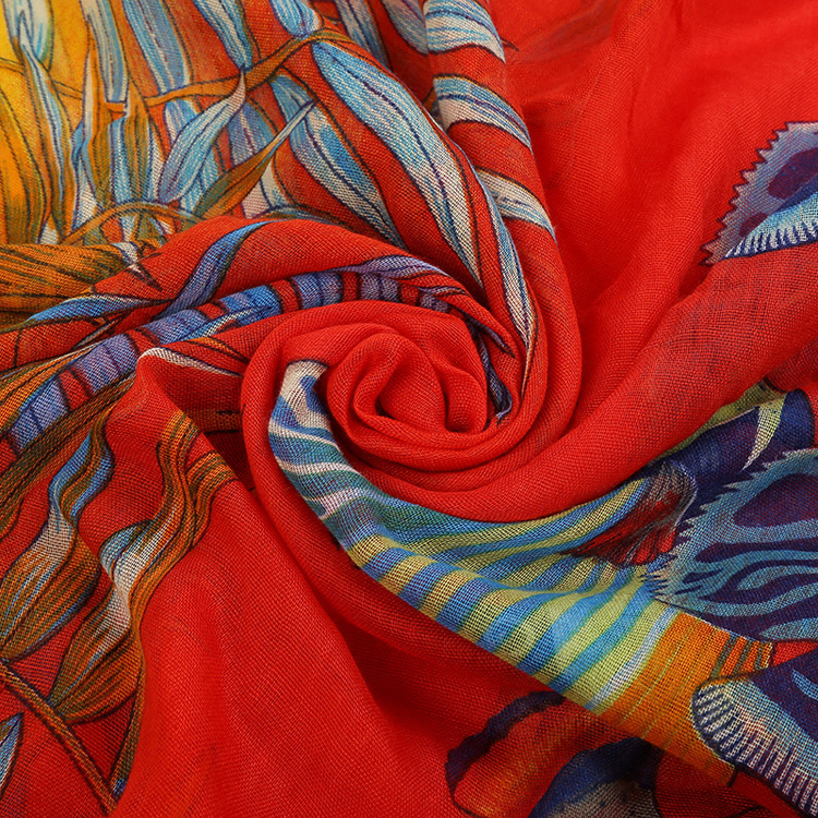 Wholesale scarf printed viscose