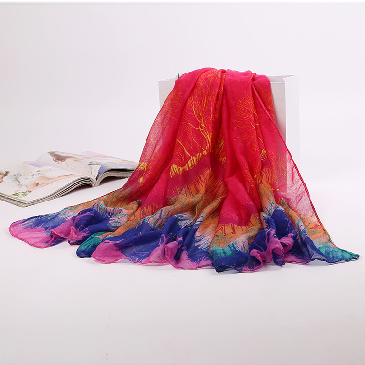 Wholesale solid viscose long scarf