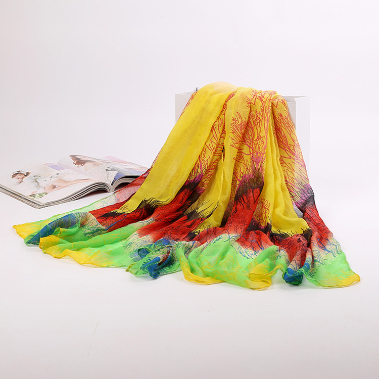 Wholesale solid viscose long scarf