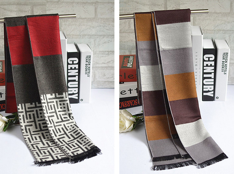 Wholesale men cotton scarf long