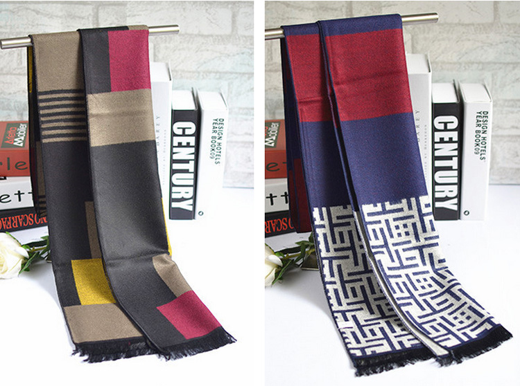 Wholesale men cotton scarf long