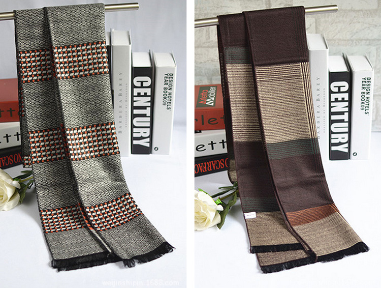 Wholesale men cotton scarf long