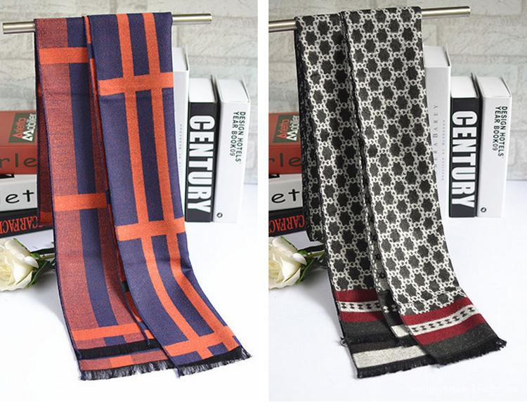 Wholesale men cotton scarf long