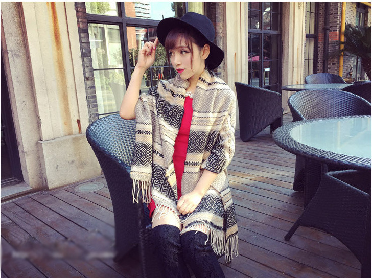 Wholesale women cashmere warm scarf