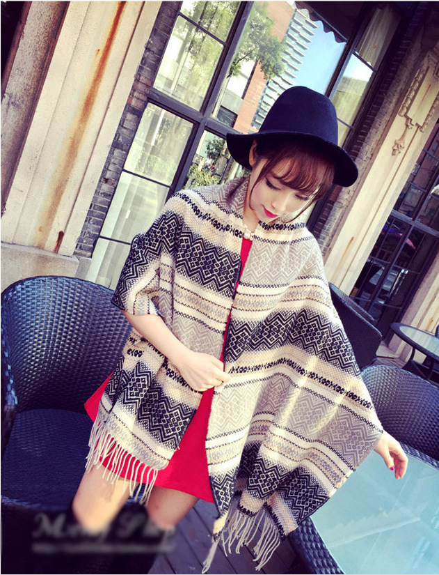 Wholesale women cashmere warm scarf