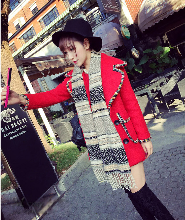 Wholesale women cashmere warm scarf