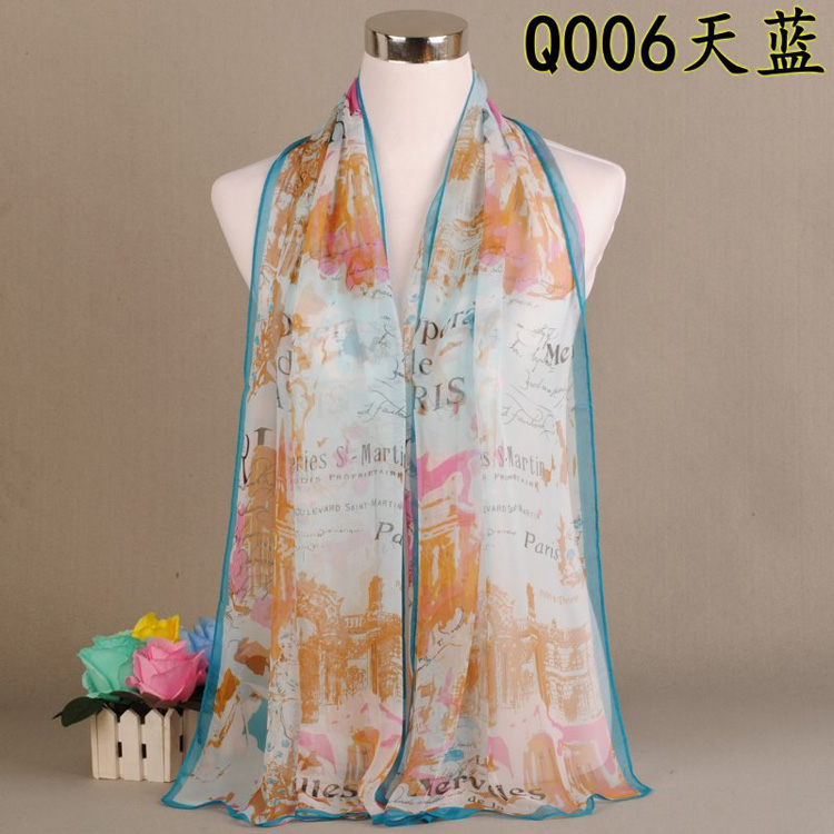 Wholesale georgette printed scarf