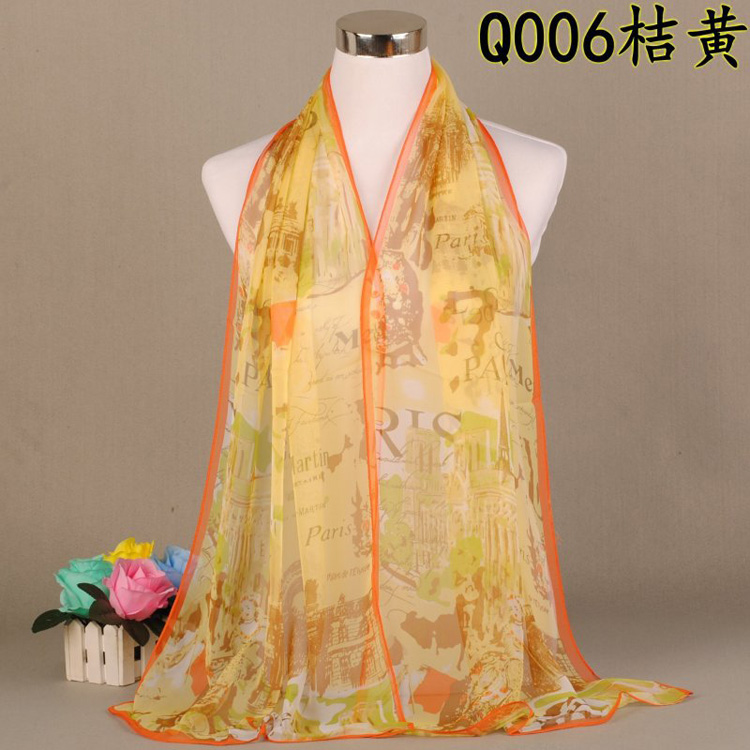 Wholesale georgette printed scarf