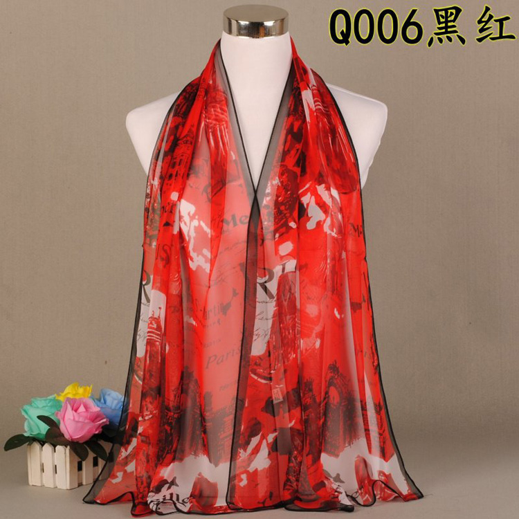 Wholesale georgette printed scarf