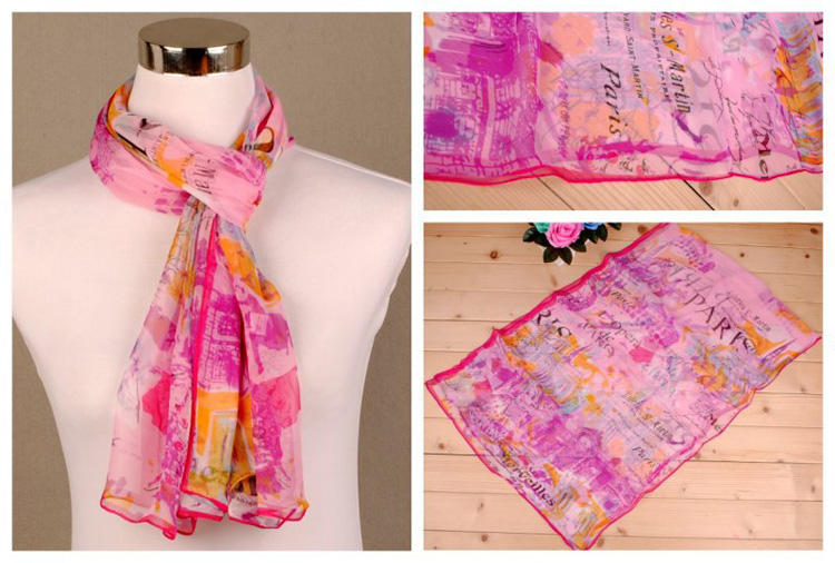 Wholesale georgette printed scarf