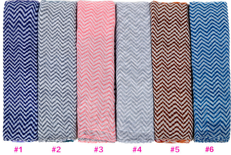 Wholesale wave viscose scarf
