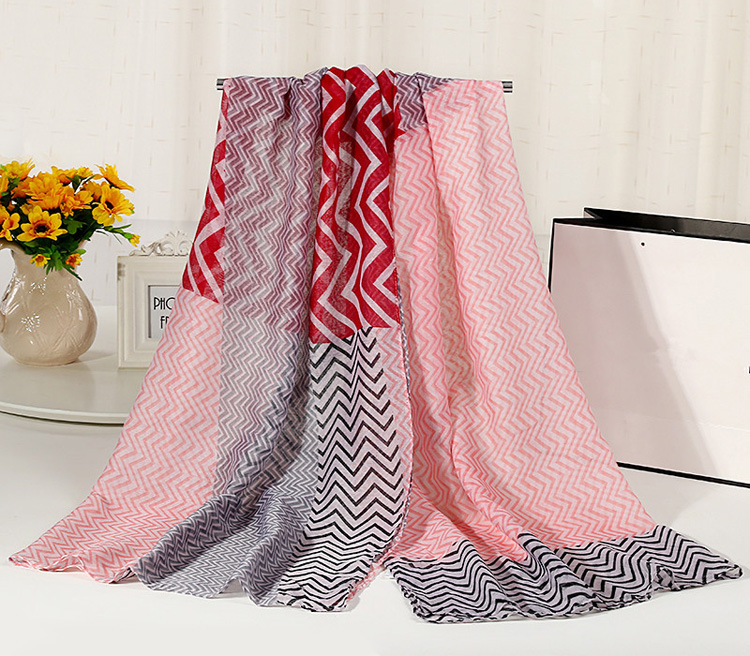Wholesale wave viscose scarf