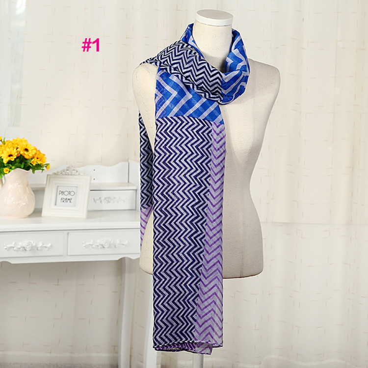 Wholesale wave viscose scarf