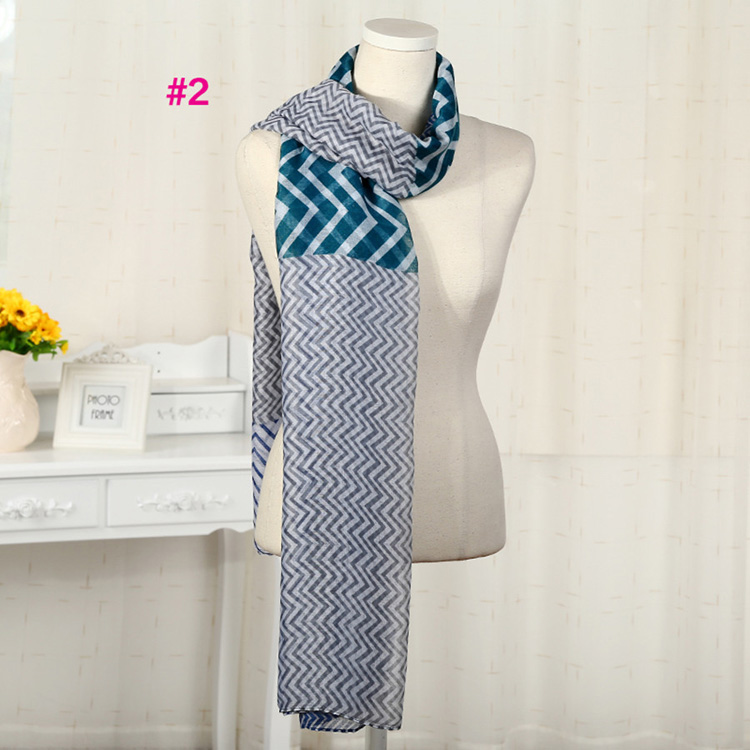 Wholesale wave viscose scarf