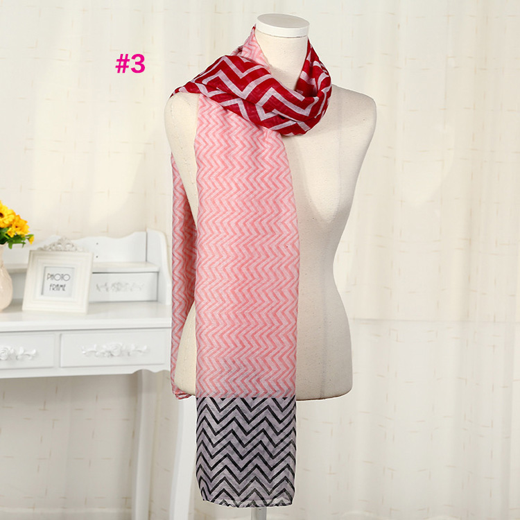 Wholesale wave viscose scarf