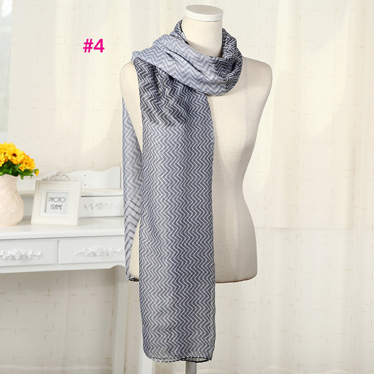 Wholesale wave viscose scarf