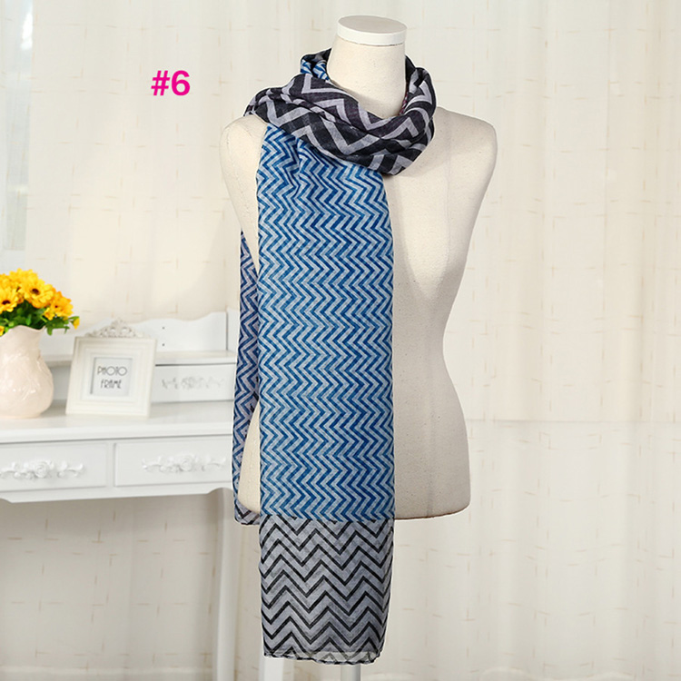 Wholesale wave viscose scarf