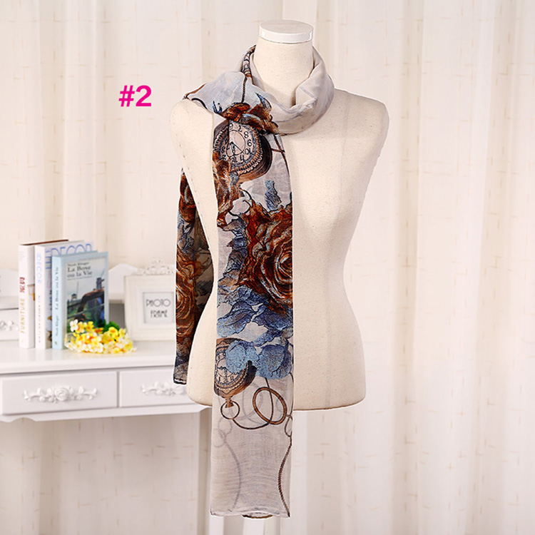Wholesale rose viscose scarf
