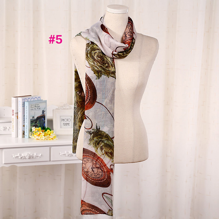 Wholesale rose viscose scarf