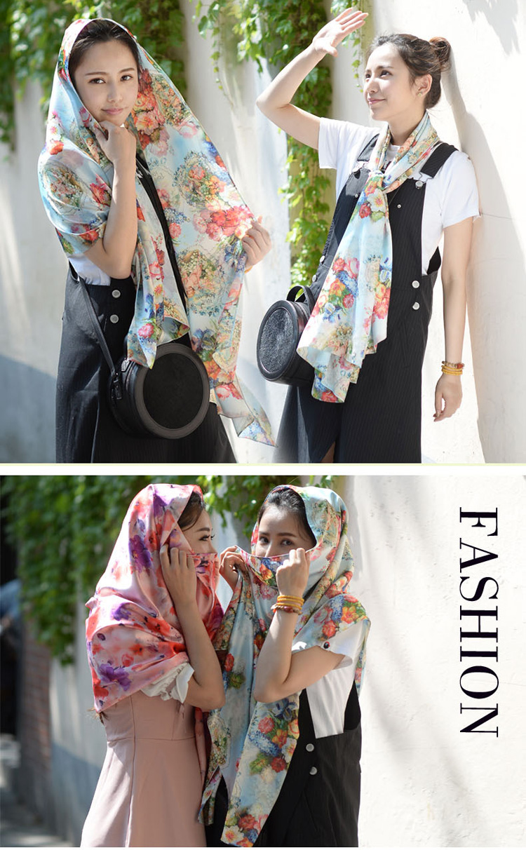 Digital printing scarf shawl wholesale