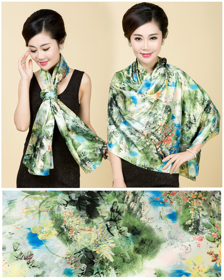 Digital printing scarf shawl wholesale