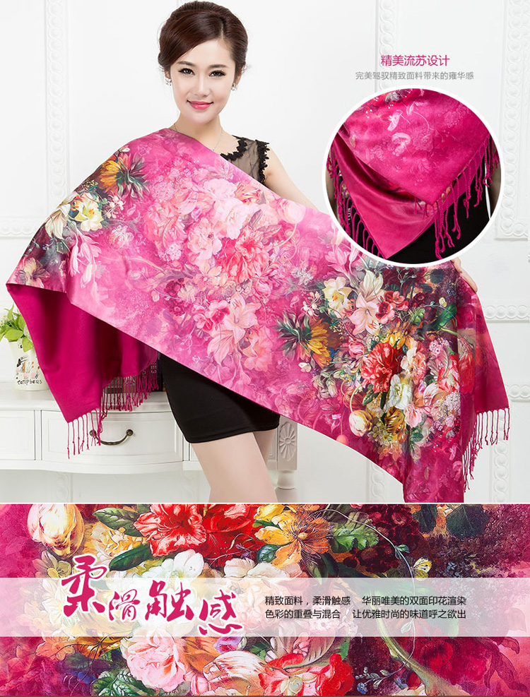 Wholesale silk digital printing scarf