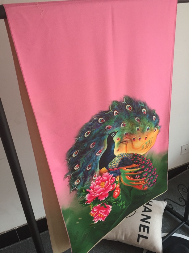 3D printing cashmere scarf