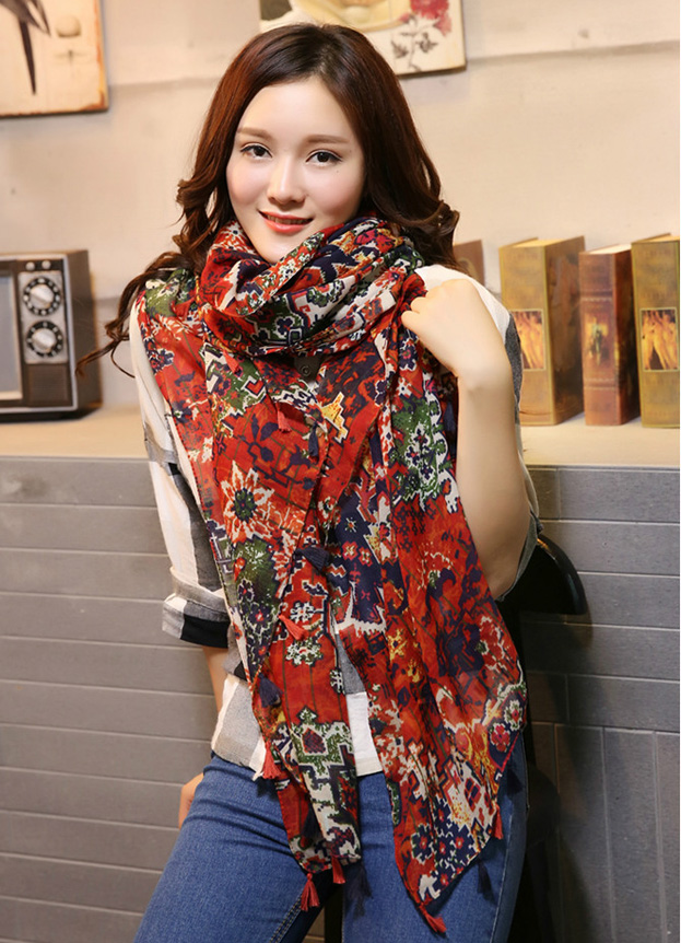 Wholesale vintage cotton scarf