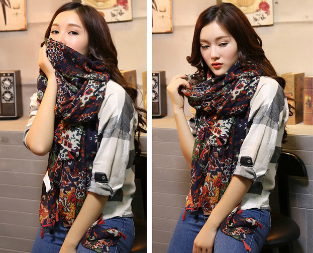 Wholesale vintage cotton scarf