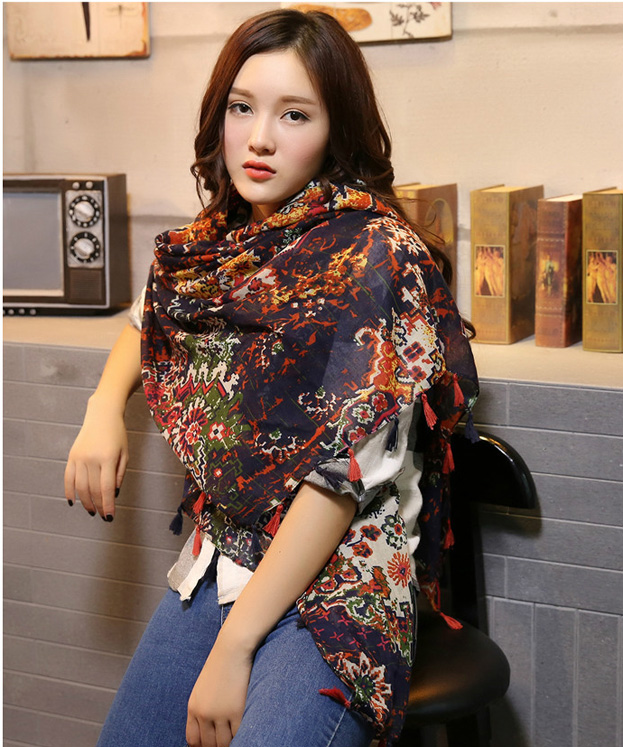 Wholesale vintage cotton scarf