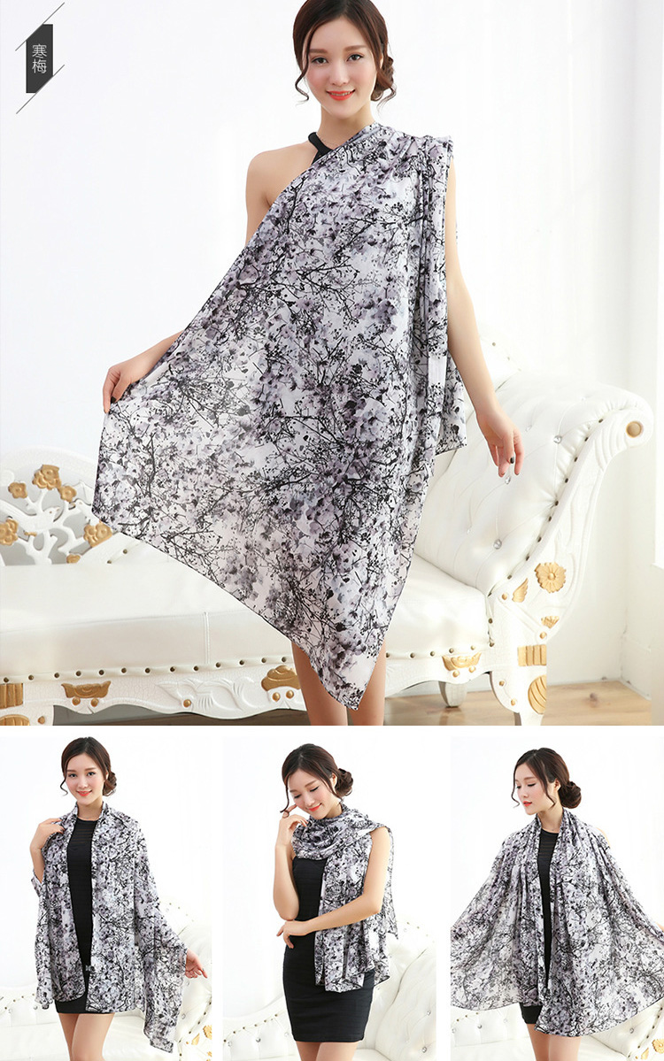 Wholesale satin silk scarf women