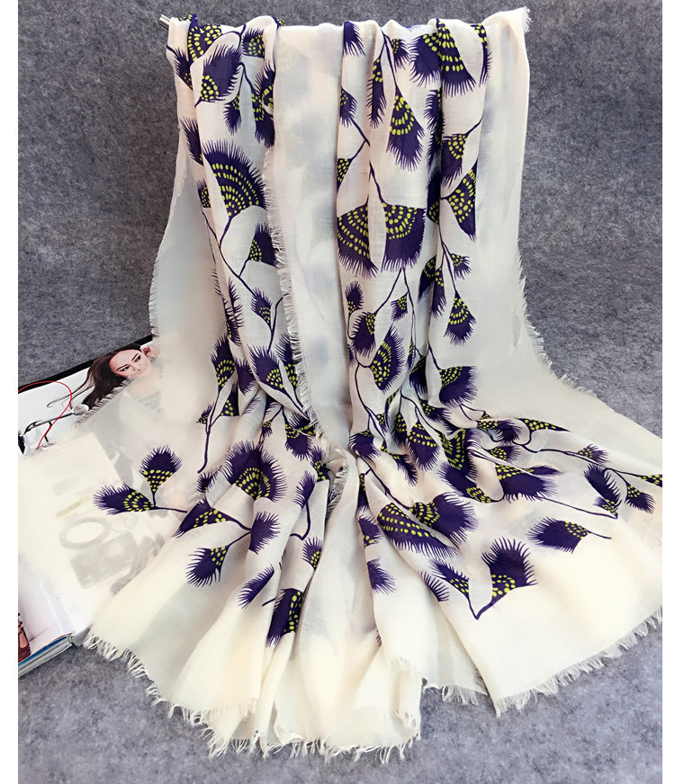 Wholesale silk cotton women scarf