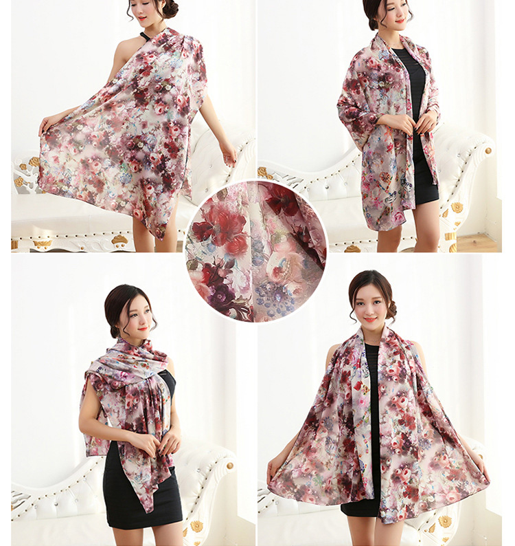 Wholesale satin silk scarf women