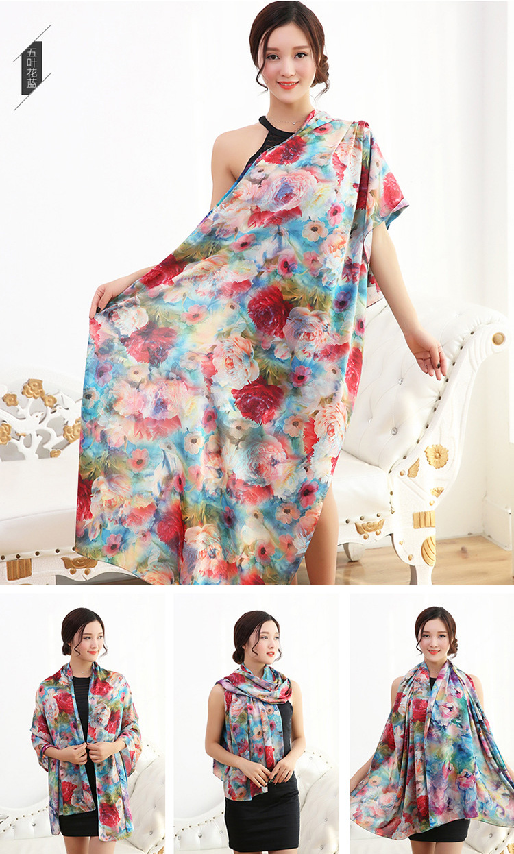 Wholesale satin silk scarf women